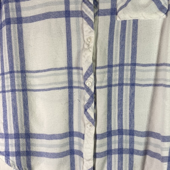 Rails Woman Top/Blouse Size XS Button Front Long Sleeve - Picture 4 of 9